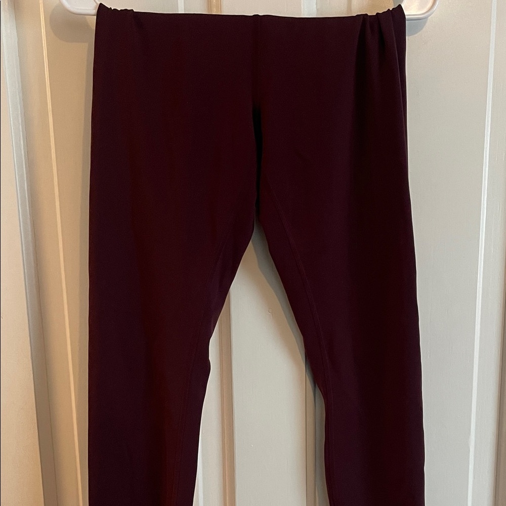 Lululemon Athletica Deep Burgundy Leggings